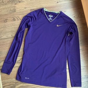 Nike dri fit long sleeve top